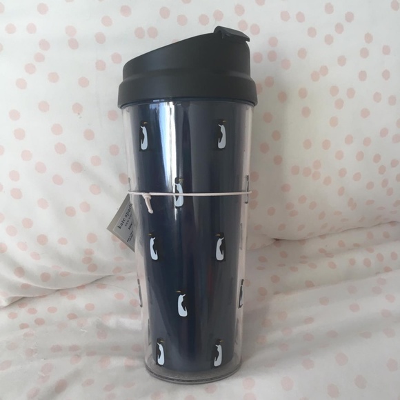 Kate Spade Kitchen Penguin Thermal Travel Mug Tumbler Nwt Poshmark